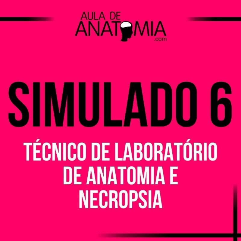 Simulación 6 - Técnico de laboratorio de anatomía y necropsia